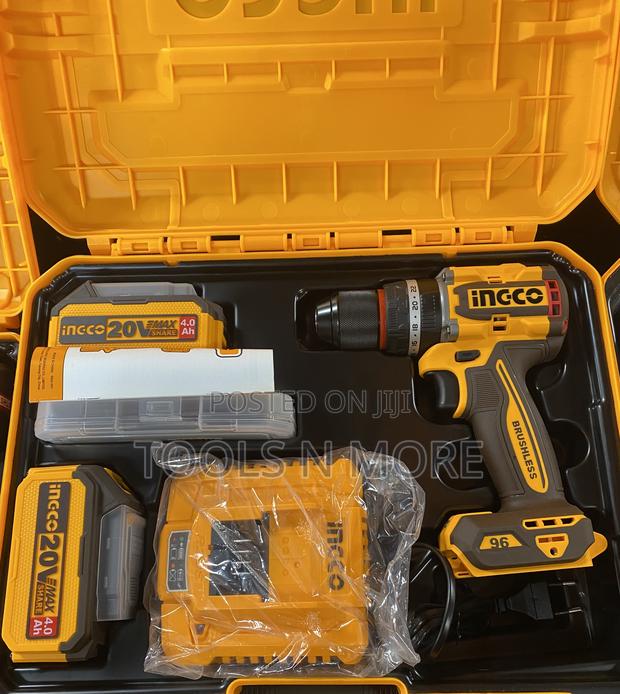Ingco 96nm Compact Brushless Cordless Impact Drill 20v · Photo 1