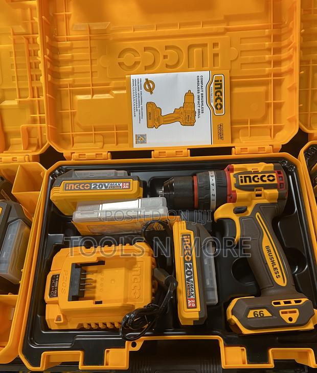 Ingco Brushless Cordless Impact Drill 66nm (20v) · Photo 1