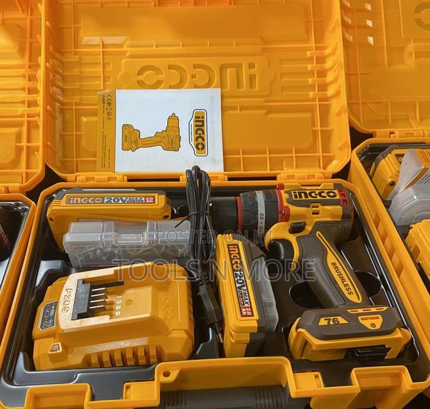 Ingco 76nm Cordless Impact Drill (20v Compact Brushless) · Photo 2