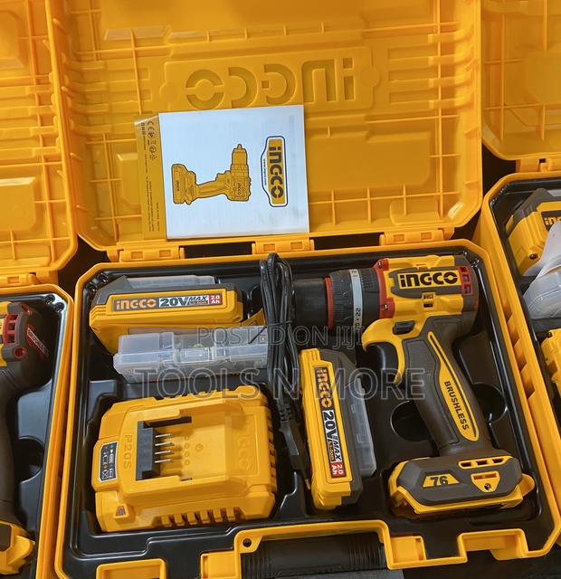 Ingco 76nm Cordless Impact Drill (20v Compact Brushless) · Photo 1
