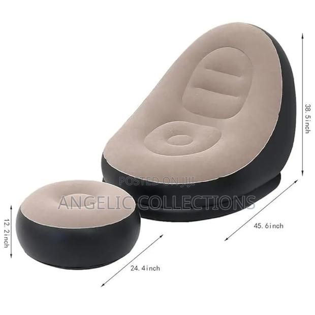 Inflatable Leisure Sofa Chair and Footstool · Photo 1