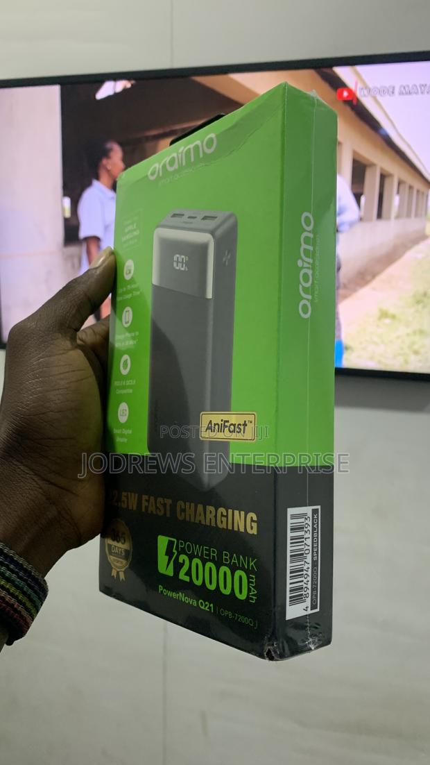 Oraimo Powernova Q21 20000mah 22.5w Power Bank · Photo 3