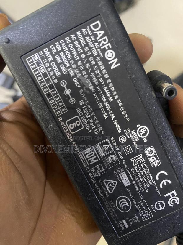 Darfon Adapter/Charger 5v—8a Model B44-50 · Photo 3