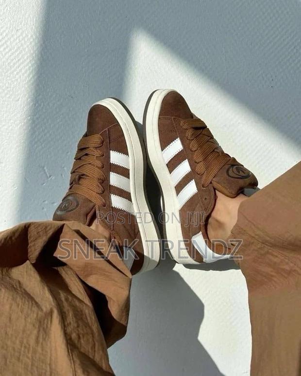 Adidas Campus Brown White · Photo 4