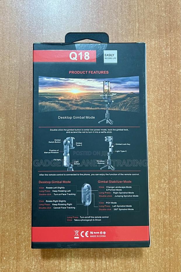 Q18 360° Rotating Stabilizer Desktop Shooting Gimbal - Q18 · Photo 6