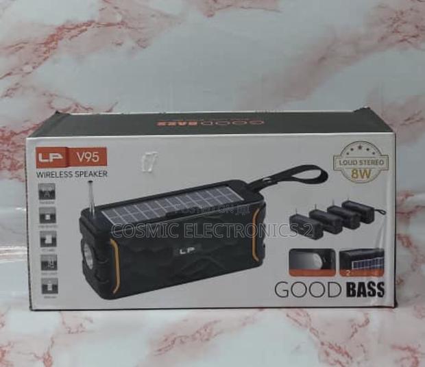 Lp V95 Wireless Speaker – Portable With Solar Panels · Photo 5