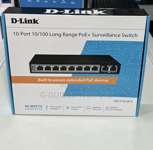 D-Link 10-Port Long Range Poe + Surveillance Switch · Photo 3