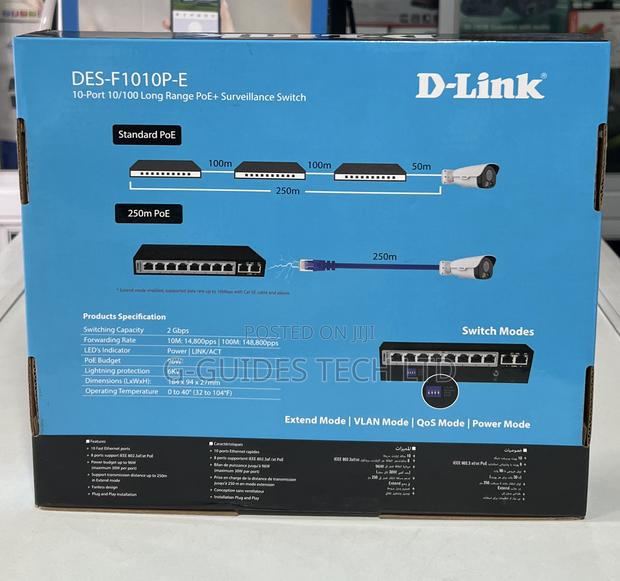 D-Link 10-Port Long Range Poe + Surveillance Switch · Photo 4