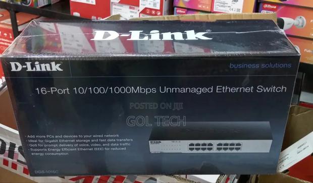 Dlink 16port Gigabit Switch Unmanaged Ethernet Switch · Photo 1