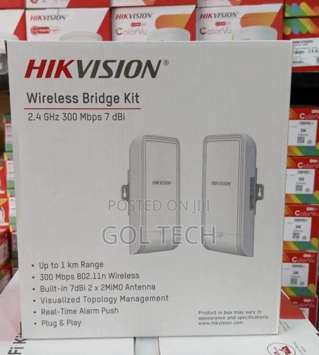 Hikvision Wireless Bridge Kit 2.4ghz 1km Ds-3wf100-Ei-2n · Photo 2