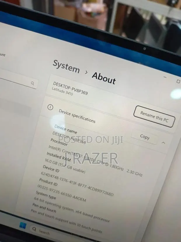 Laptop Dell Latitude 9410 16GB Intel Core i7 SSD 512GB · Photo 1