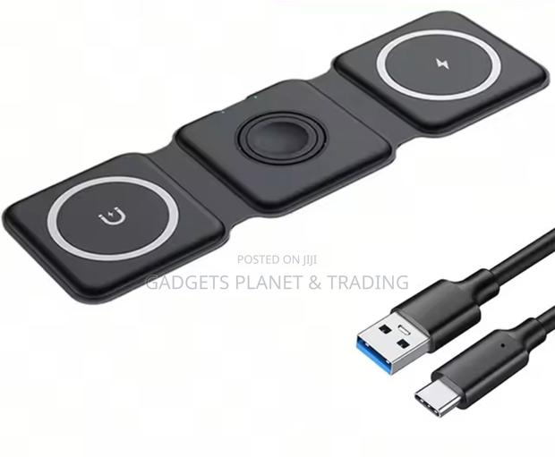 Foldable Super Fast Wireless 3in1 Charger for Apple Products · Photo 2