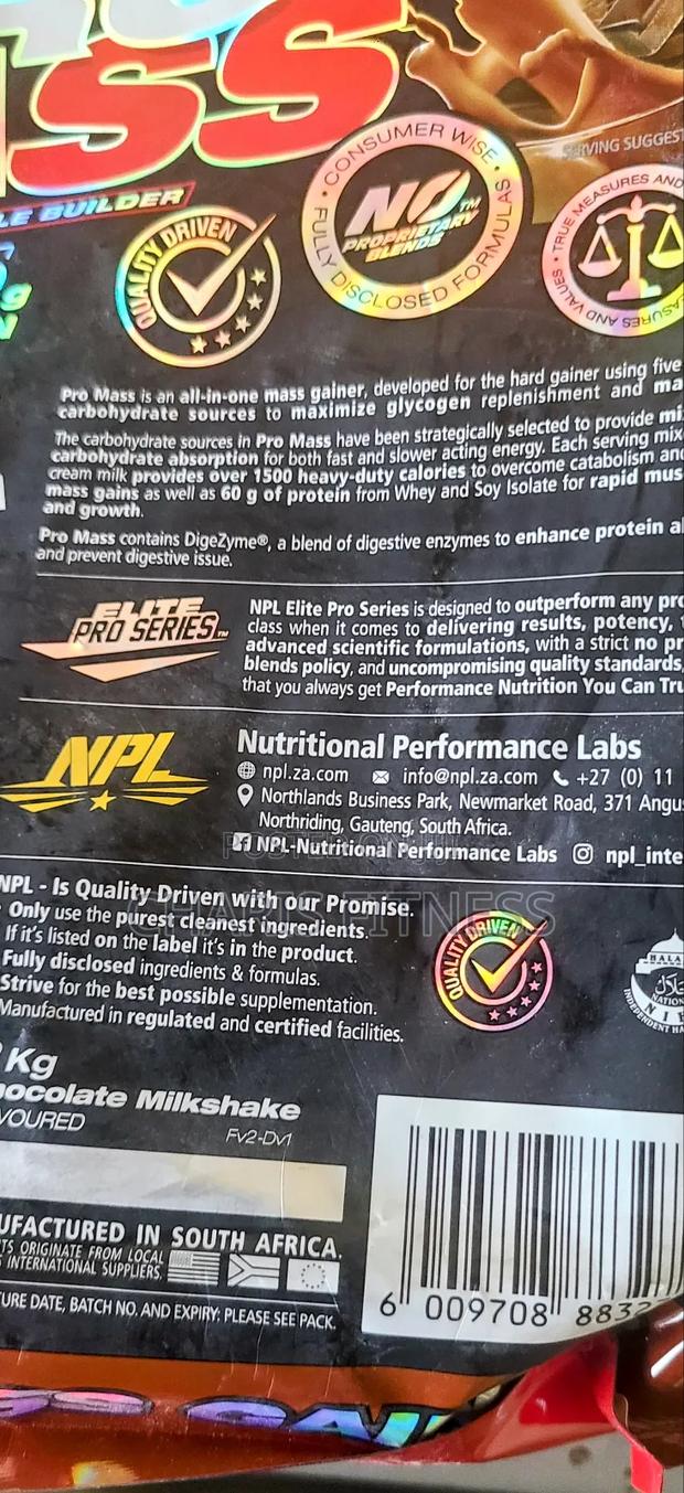 Mass Gainer 2kg (Npl Pro Mass) · Photo 3