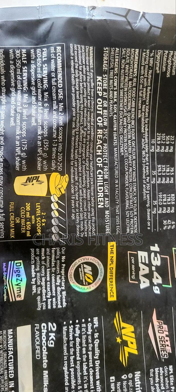 Mass Gainer 2kg (Npl Pro Mass) · Photo 4