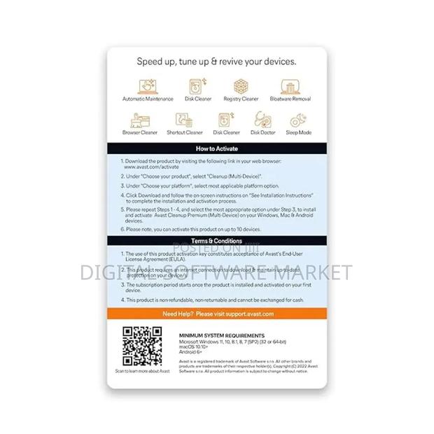 Avast Cleanup Premium – 10 Device 1 Year Fix, Clean Etc · Photo 2