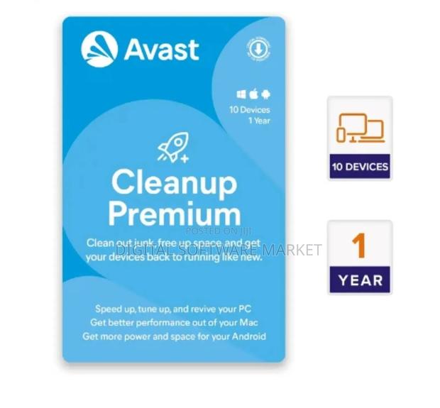 Avast Cleanup Premium – 10 Device 1 Year Fix, Clean Etc · Photo 1