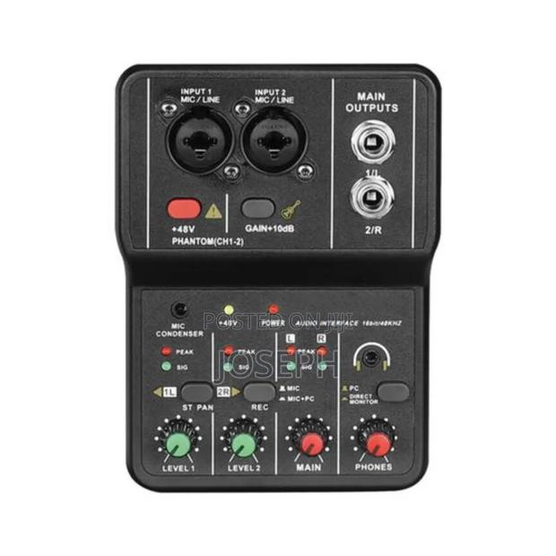 Audio Interface Q 12 Sound Card Mixer · Photo 1