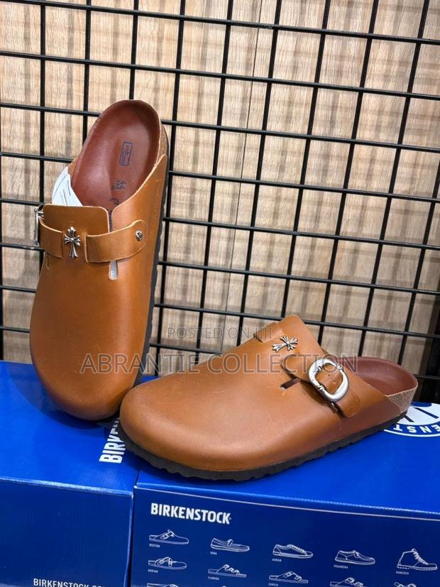 Birkenstock Leather Boston Chrome · Photo 1