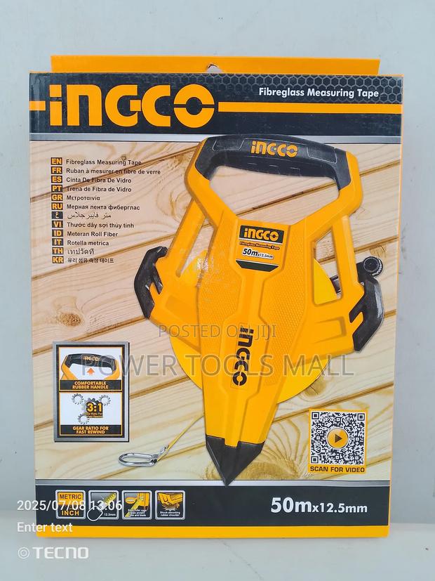 Fibreglass Measuring Tape 50mx12.5mm · Photo 2