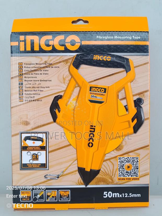 Fibreglass Measuring Tape 50mx12.5mm · Photo 3