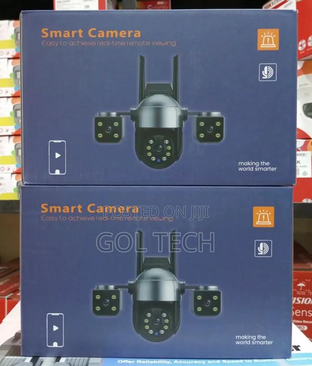 Smart Wi-Fi Camera With Motion Detection 3lens With Siren · Photo 1