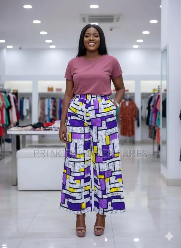 Ladies Ankara / African Print Palazzo · Photo 1