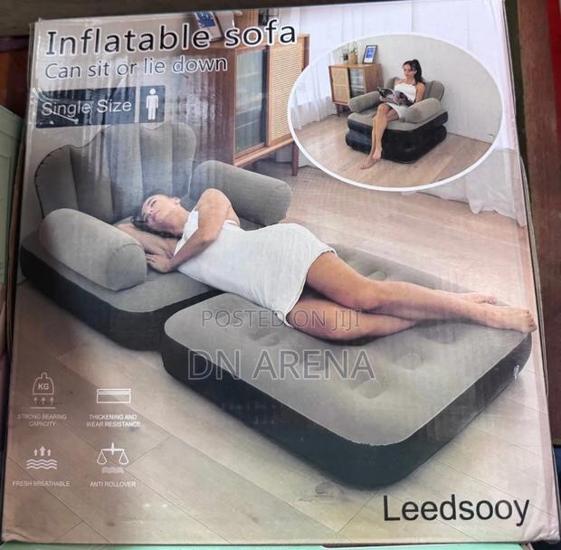 Inflatable Sofa With Air Pump Outdoor Adult Lazy Sofa · Photo 1