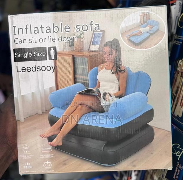 Inflatable Sofa With Air Pump Outdoor Adult Lazy Sofa · Photo 2