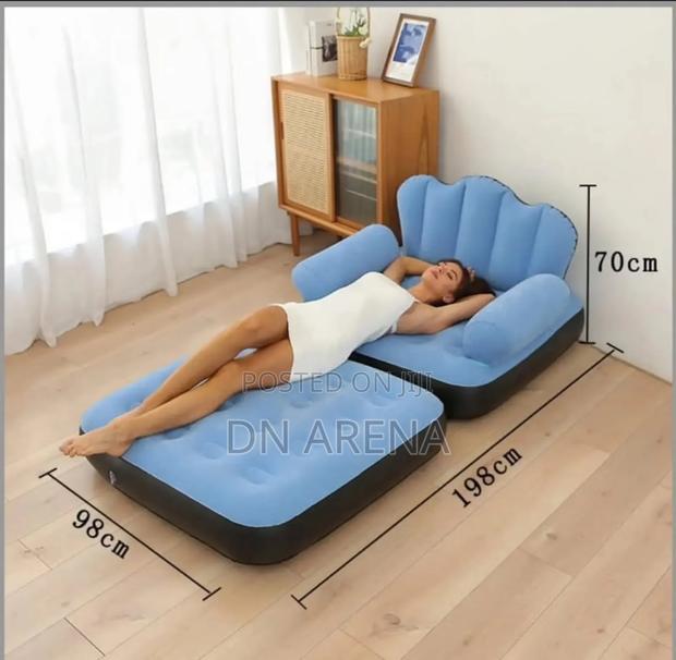 Inflatable Sofa With Air Pump Outdoor Adult Lazy Sofa · Photo 3