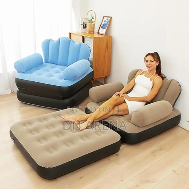 Inflatable Sofa With Air Pump Outdoor Adult Lazy Sofa · Photo 6