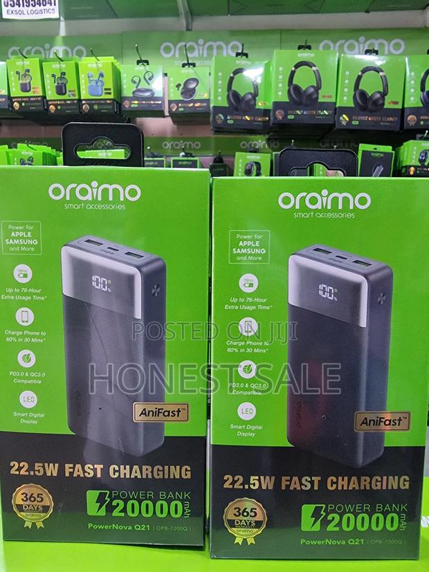 Oraimo Powernova Q31 30000mah 22.5w Power Bank · Photo 2