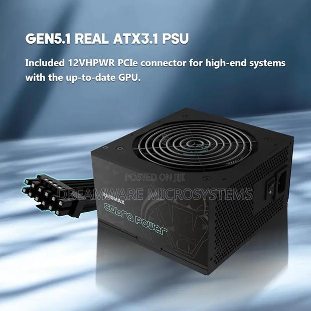 Raidmax Cobra Atx 3.1 Pcie Gen 5 Ready Power Supply, 80+Gold · Photo 3