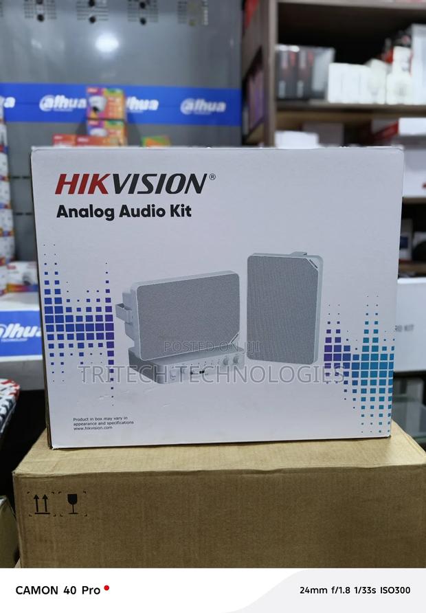 Hikvision 60w Analog Amplifier Kit + 2*20w Cabinet Speaker · Photo 1