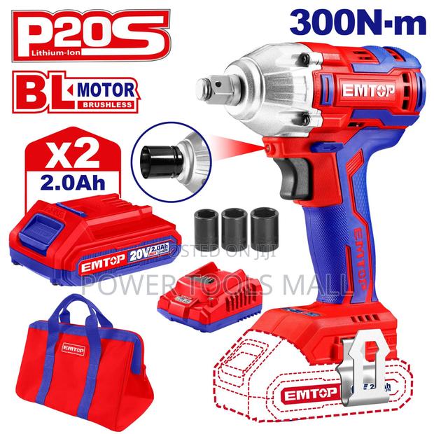Cordless Impact Wrench Emtop · Photo 1