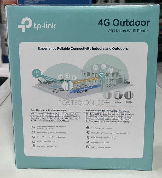 Tp-Link 4g Outdoor 300mbps Wi-Fi Router Tl-Mr100-Outdoor · Photo 2
