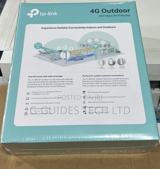 Tp-Link 4g Outdoor 300mbps Wi-Fi Router Tl-Mr100-Outdoor · Photo 6