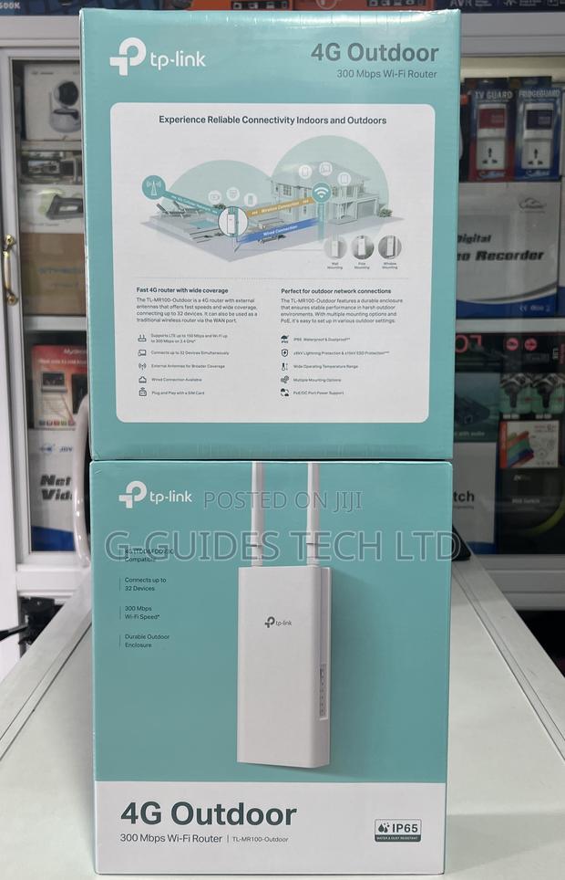 Tp-Link 4g Outdoor 300mbps Wi-Fi Router Tl-Mr100-Outdoor · Photo 7