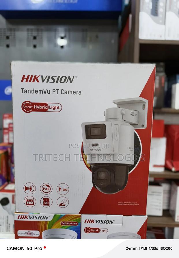 Hikvision Ds-2se2c400mwg-E/14 Tandemvu 4mp+4mp Lens Poe PTZ · Photo 1