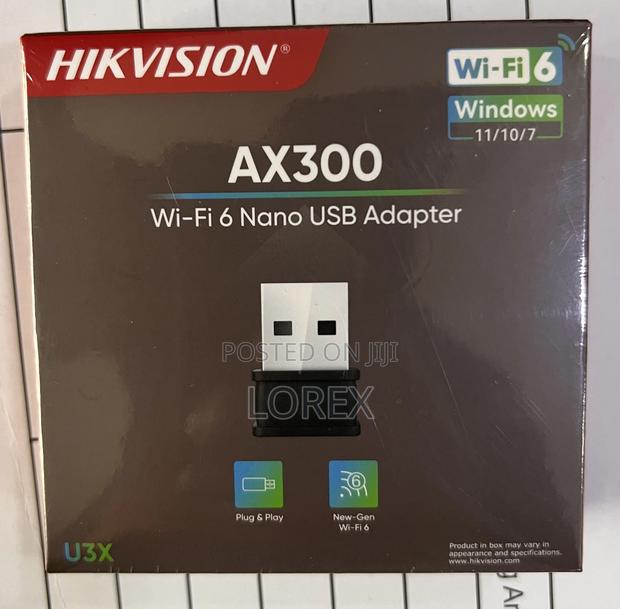 Hikvision Wifi Usb Receiver Wifi 6 Usb Dongle Ds-3wru3x · Photo 1