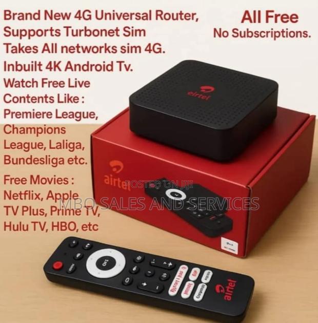 Universal 4g Turbonet Router Plus Tv Box (Free Subscription) · Photo 1