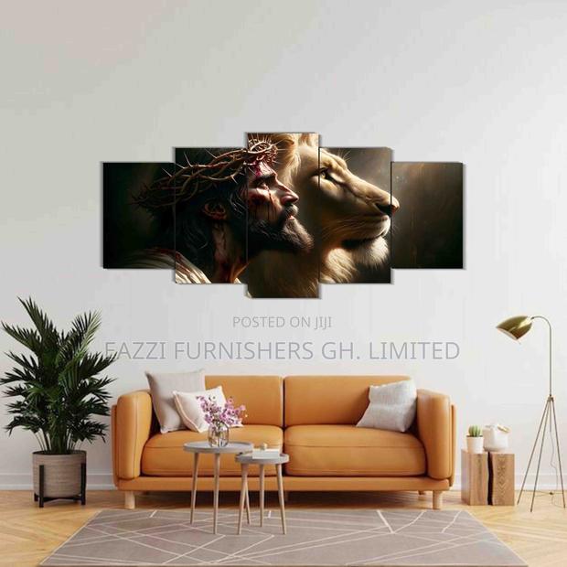 Lion of Judah Christian Wall Arts Canvas 3d Panels Frames · Photo 1
