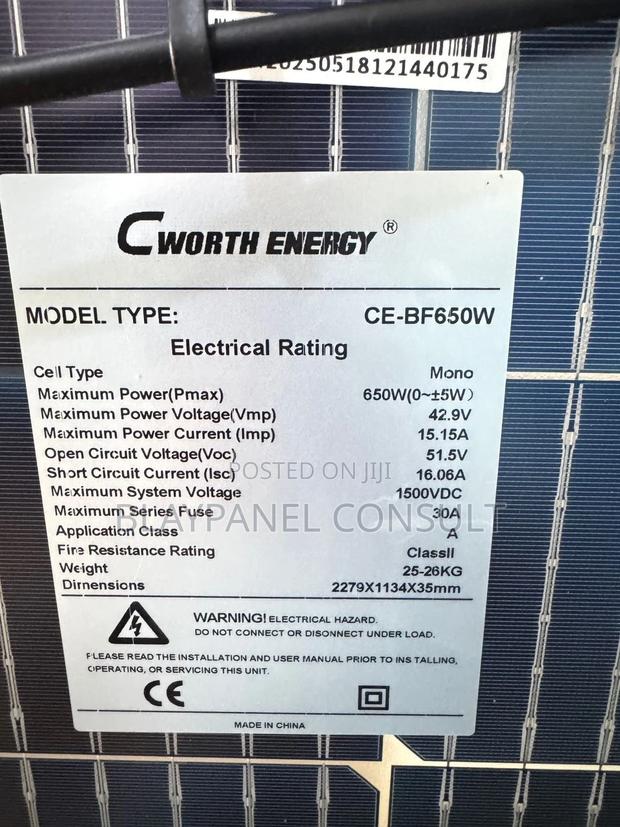 650w Monocrystalline Solar Panel · Photo 2