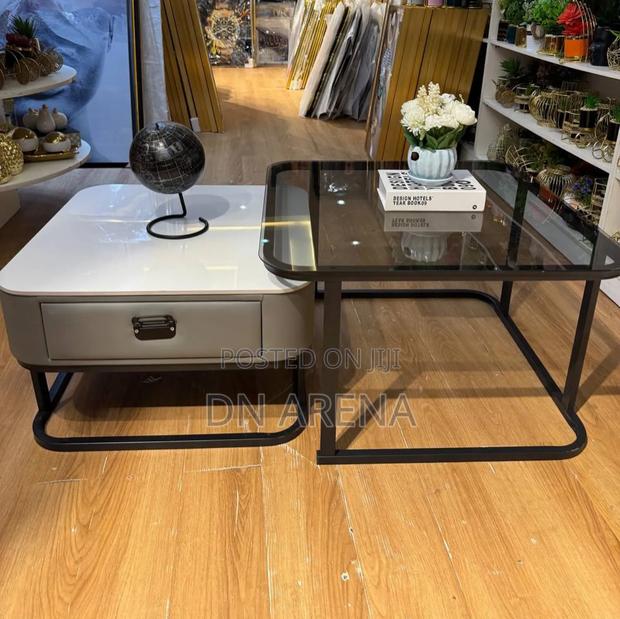 Luxury Coffee Centre Table Glass Top · Photo 1