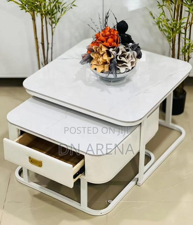 Luxury Coffee Centre Table Glass Top · Photo 5
