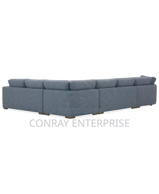 Vasher 166” 4-Pc Fabric Sectional Sofa With Cuddler. · Photo 7