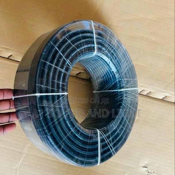 100m Audio Cable Roll - [Black] · Photo 1