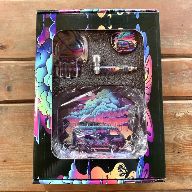 Smoke Set - Rolling Tray,Grinder,Pipe Ashtray · Photo 2