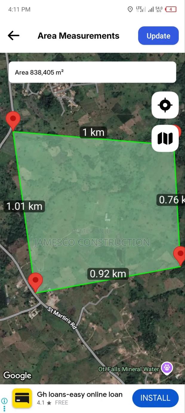 200 Acres of Farmland for Sale Nsawam Otoase _ Manful · Photo 1
