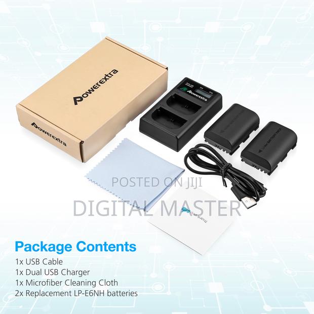 Powerextra Lp-E6nh 2-Pack 2950mah · Photo 1