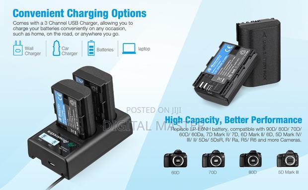 Powerextra Lp-E6nh 2-Pack 2950mah · Photo 2